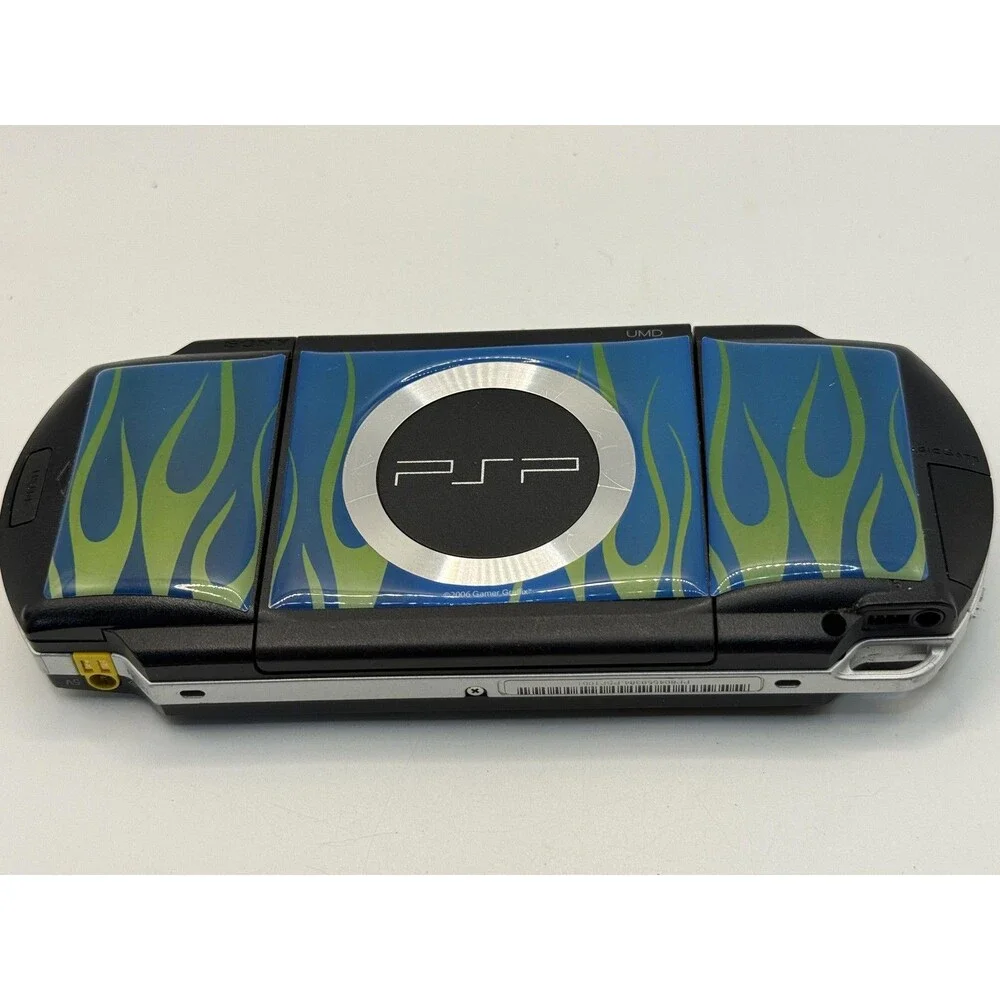 Sony PSP-1001B2 Handheld Star Wars Spider-Man 2 UMD Games Case Charger TESTED